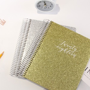 Caroline Gardner Large Silver Glitter Hardback Notebook