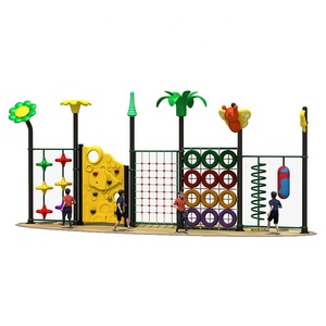 Nueva llegada niños Parque de Atracciones parque infantil al aire libre Pared de escalada en roca cuerda interior gimnasio de la selva para venta - Product Image 6