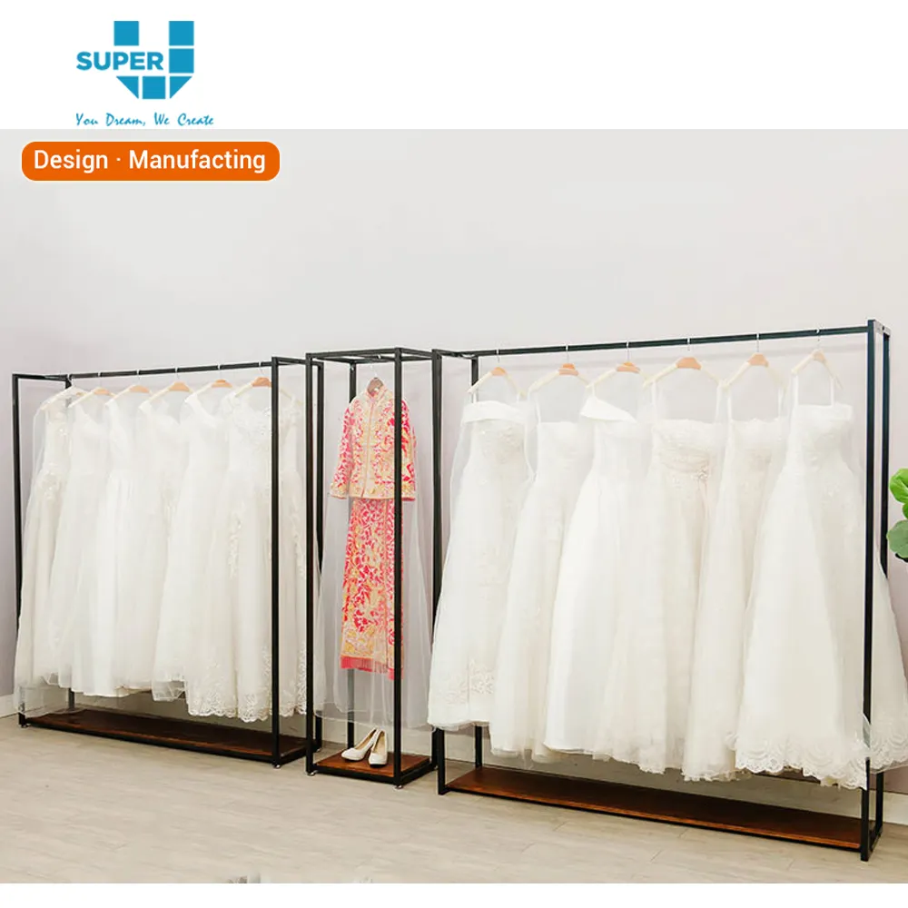 Soporte de exhibición para vestidos de boda, creativo, fabricante de Guangzhou