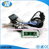 Kit de Juego Arcade DIY para PC/PS2/PS3, Codificador USB + Joystick SANWA + Botón Pulsador SANWA de 30 y 24 mm + Cable para PCB