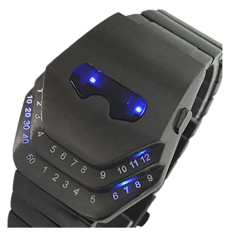 blue led watch