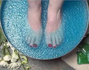 Hidrogel Getah Gelly Biru Hijau untuk Mandi Kaki Bayi