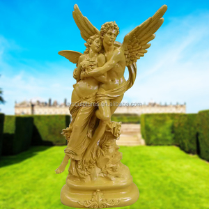 Scultura in Fibra di Vetro per Decorazione Giardino, Statue di <span class=keywords><strong>Angeli</strong></span> a Grandezza Naturale in Resina - Product Image 3