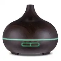 Umidificador de aroma óleo essencial ajustável, novo design, oem, 7 led, cor ajustável, difusor de aroma, névoa fria