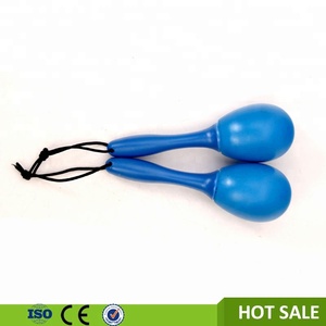 Caliente-Venta de plástico <span class=keywords><strong>mini</strong></span> bebé maracas <span class=keywords><strong>batidos</strong></span> con clave de cadena Cadena de juguete instrumento musical - Product Image 5