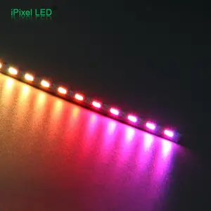 Barra de tira de borde LED direccionable a todo Color, SMD 4020, 60 píxeles, emisor lateral, SK6812