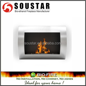 Indoor Used Living Room Decorative <strong>Bio</strong> <strong>Ethanol</strong> <strong>Wall</strong> <strong>Mounted</strong> <strong>Fireplace</strong> - Product Image 5