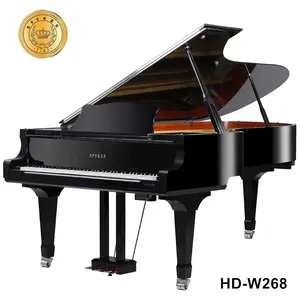 Spyker Piano 88 Kunci Grand Piano untuk Pemoles Hitam Ukuran Terbesar HD-W268