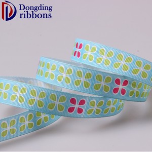 Encargo <span class=keywords><strong>al</strong></span> por mayor del grosgrain cinta importada, 2.5 cm verde hoja impresa raya <span class=keywords><strong>de</strong></span> <span class=keywords><strong>la</strong></span> cinta - Product Image 5
