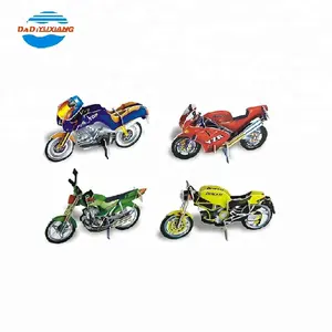 DIY 8in1 accessories toy 3d motorcycle puzzle for kids