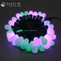 G27 F8RGB SMD5050 IP68 WS2811 penuh warna led lampu natal
