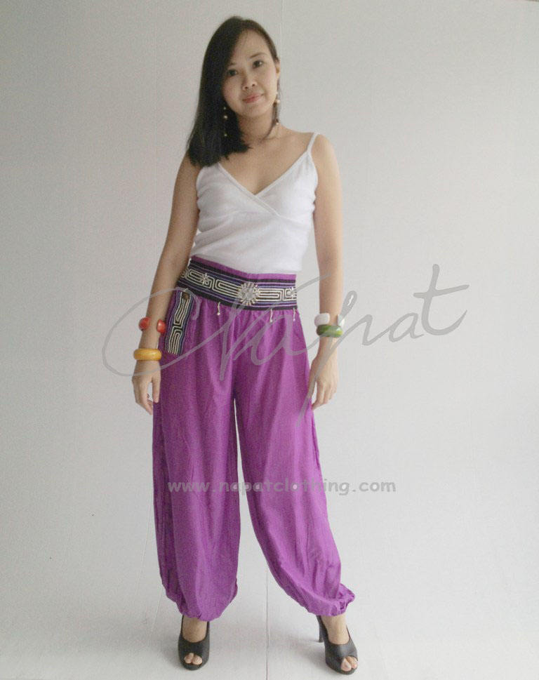 pantalón harem estilo Aladino Elegante y moderno: