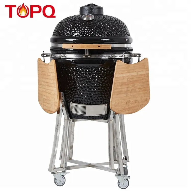 Hot Verkopen 21 Inch Beste Verkopen Klassieke Houtskool Kamado Keramische Bbq Grill Rotisserie Keramische Roker