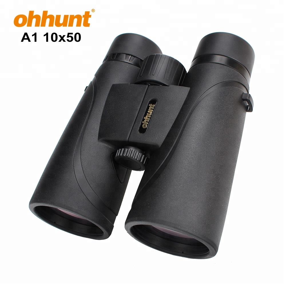 Водонепроницаемые оптические телескопы с двойным фокусом, заполненные азотом Ohhunt, бинокль 10x50 для наблюдения за птицами, походов