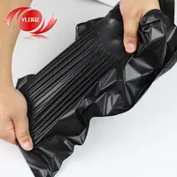 Sacchetto di imballaggio per affrancatura in plastica di spedizione, sacchetto postale espresso in polietilene nero opaco personalizzato