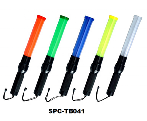 安価なバッテリー式道路駐車歩行者誘導用携帯プラスチック製短LED交通警告バトンライト、マーシャリング安全ワンド - Product Image 6