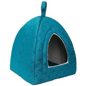 ZYZ PET 2-in-1 folding comfortable folding so pets bed cave triangle PET bed - Product Image 2