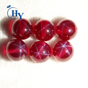 Chất lượng cao tổng hợp Corundum đá quý lỏng Red Star <span class=keywords><strong>ruby</strong></span> hạt tổng hợp Corundum đá quý - Product Image 6