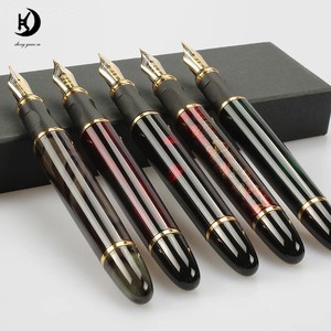 Nhà Sản Xuất Bán Buôn Khuyến Mại <span class=keywords><strong>Jinhao</strong></span> <span class=keywords><strong>X450</strong></span> Màu Đỏ Trung Bình Kim Loại Bút Máy Đặt Với Da Hộp Bút Trường Hợp - Product Image 2