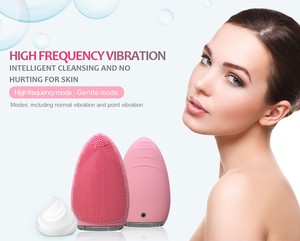 NEWDERMO FC04 Rechargeable Electric <strong>Sonic</strong> Cleansing <strong>Brush</strong> Silicone Facial <strong>Brush</strong> Handheld Face <strong>Clean</strong> <strong>Brush</strong> - Product Image 4