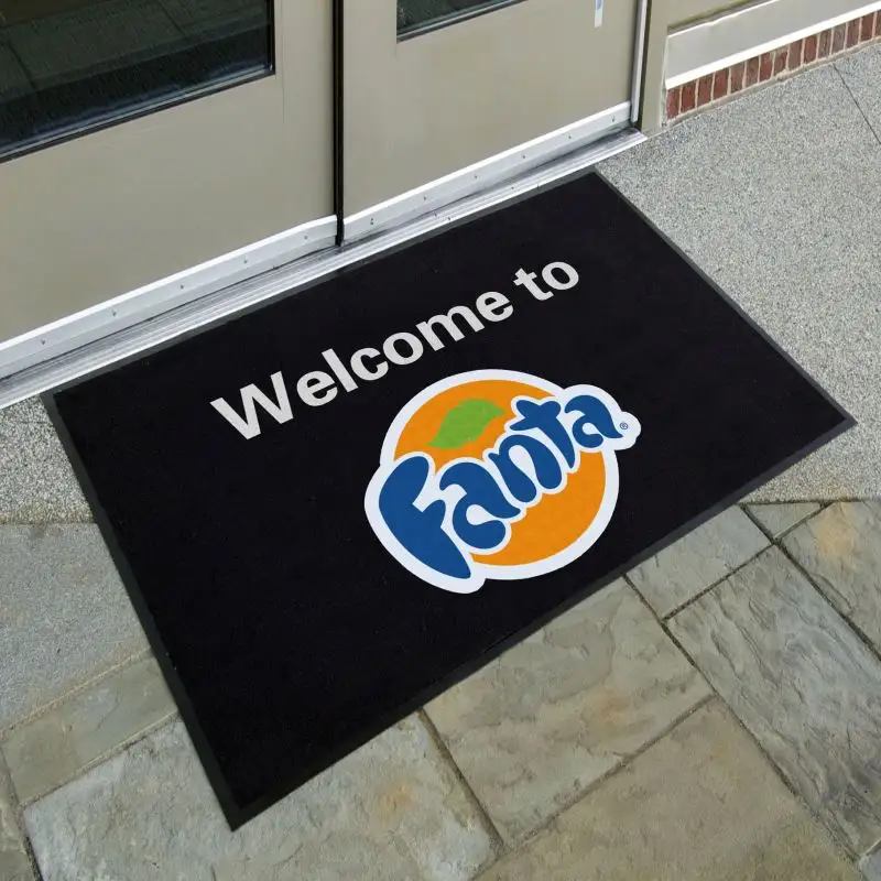 Custom Printed Welcome Entrace Entry Brand Doormats