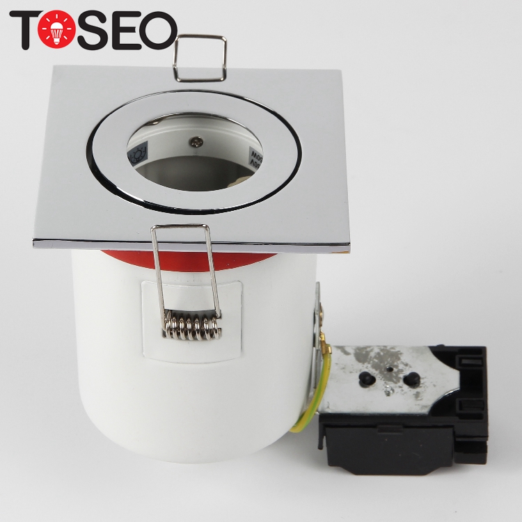 White Recessed Fire Rated Downlights GU10 Die Casting Alu 220V
