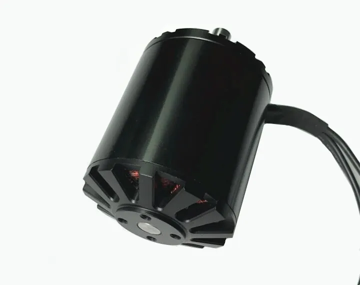 SAITE güçlü fırçasız DC Motor 14S 63100 130KV 4500w kayış sürücü elektrikli kaykay için