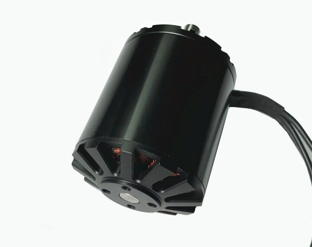SAITE Powerful Brushless DC Motor 14S 63100 130KV 4000w for Belt Drive Electric Skateboard