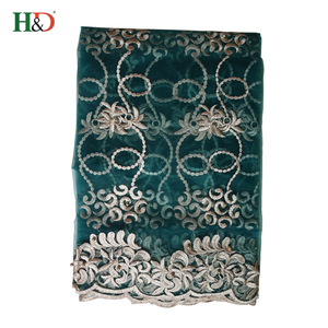 H & D Alibaba Bonne Qualité Le Plus Bas <span class=keywords><strong>Prix</strong></span> <span class=keywords><strong>Bazin</strong></span> Riche <span class=keywords><strong>Getzner</strong></span> Dentelle Coton Broderie Tissu En Chine - Product Image 2