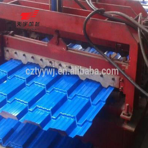 Galvalume Thép Tấm Corrugation Roof Panel CuộN Máy Làm Máy Móc - Product Image 4