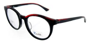 2015 monturas ópticas moda diseño con <span class=keywords><strong>krosno</strong></span> cristal con negro y rojo color de la forma redonda con resorte de la bisagra CE FDA - Product Image 4