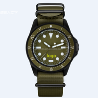 Montre de plongée en céramique pour hommes, en acier inoxydable, pilote automatique