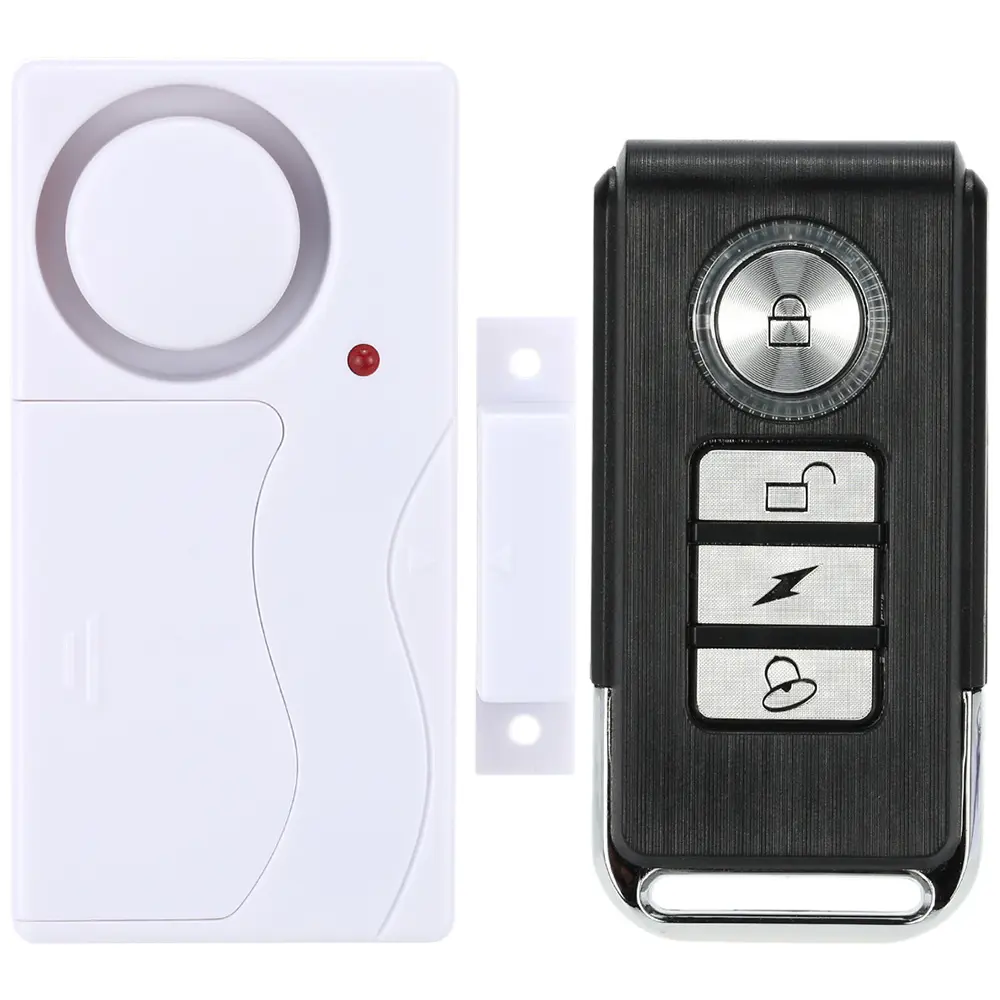 Door Window Remote Control Smart Home Security Alarm Warning System with Magnetic Sensor Alarm Wireless Siren Detector Alarm