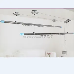 balcony semi-automatic ceiling clothes drying rack/lifting clothes hanger racks