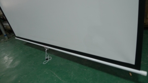 <span class=keywords><strong>Écran</strong></span> de projection portable mural manuel à verrouillage automatique blanc mat de 1:1 72 84 100 120 150 pouces - Product Image 6