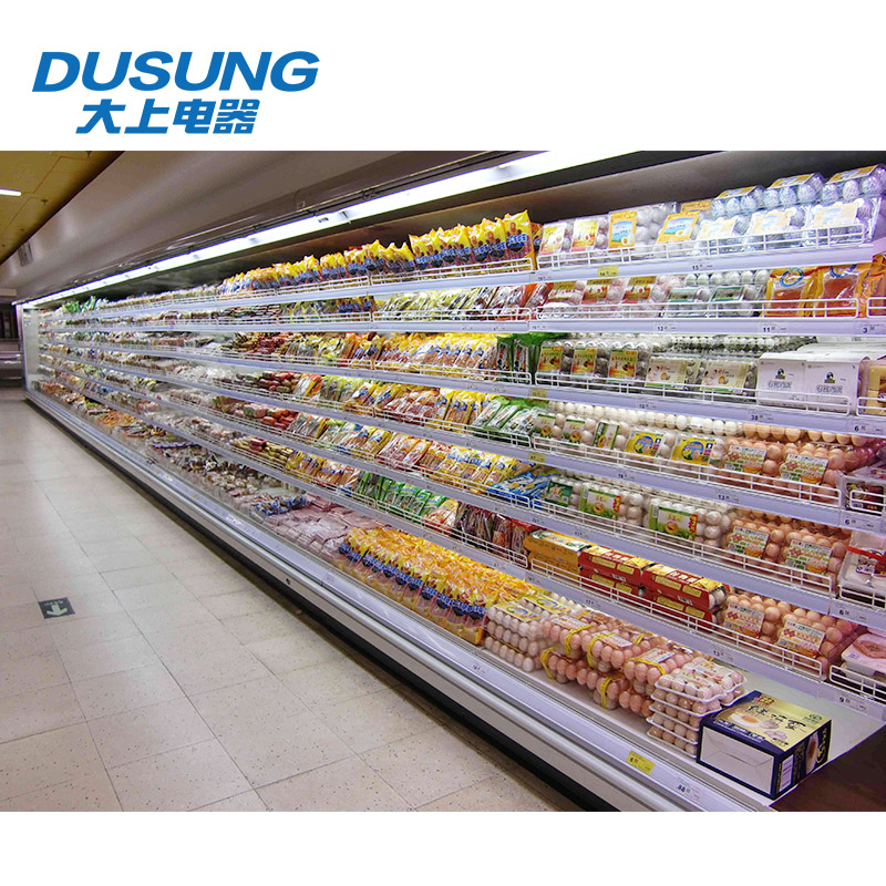 Розничная продажа холодильных продуктов коммерческий холодильник для супермаркета для овощей и фруктов