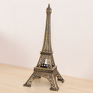 Artigianato in bronzo torre Eiffel in metallo 15cm Art Deco per la decorazione della casa anniversario Diwali statuetta modello Souvenir - Product Image 6