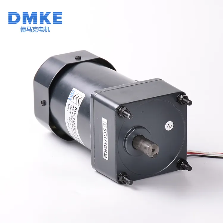 5IK120GU-SF/5GU3K DMKE 1:3, 120W 90Mm Ac Tiga Fase Motor Gir 500 Rpm 220V