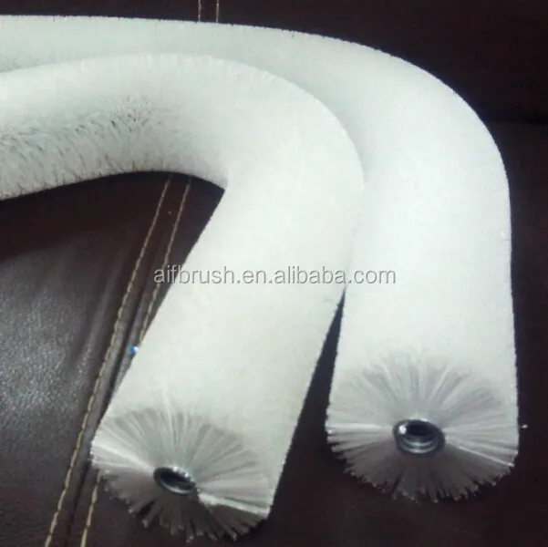 Escovas de bobina cilíndrica de cerdas de nylon macias externas