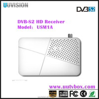Receptor Digital UUvision DVB-S2 + Wifi, Compatible con FTA, Actualización de Software para Receptor de TV Digital Terrestre de 512+4M