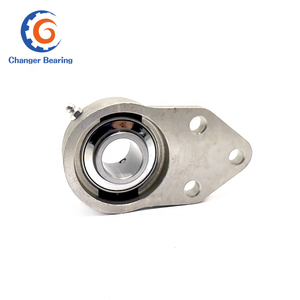 SUCFB205 206 207 SUCFB207-20 usw., Edelstahl mit <span class=keywords><strong>3</strong></span> Bolzen Flansch Steh lager Kugellager - Product Image 2