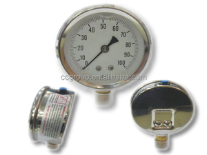 Manómetro Hidráulico de 400 bar Lleno de Glicerina o Aceite de Silicona - Product Image 6