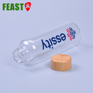 Botella de agua de vidrio hipoalergé<span class=keywords><strong>nico</strong></span>, alta borosilicato, bajo pedido mínimo - Product Image 3