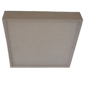 civil cleanliness Pocket filter Synthetic fiber 24x24x4 inches installed air outlet system