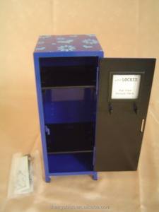 Mini casier en métal avec une peinture florale attrayante, élégants classeurs - Product Image 3