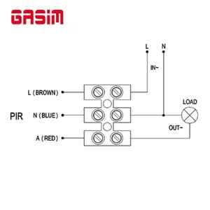 Pir อินฟราเรด Motion Sensor 180องศา12เมตรระยะทางติดผนังสำหรับไฟ