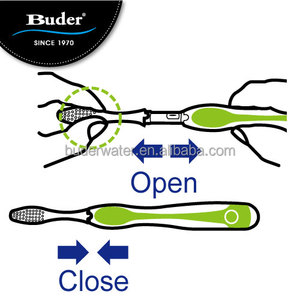 [ Taiwan Buder ] Brosse à dents unique brevetée à piles, à poils doux en nylon, pour usage domestique - Product Image 2