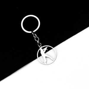 CS GO En Acier Inoxydable Porte-clés Pour Hommes Saisie Porte Clef Chaveiro accessoires Sac À Dos CSGO Porte-clés - Product Image 6