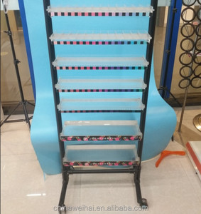 Nouveau design Arrive centre commercial intérieur de haute qualité en métal avec plateau en acrylique kiosque de présentation de vernis à ongles à vendre - Product Image 1