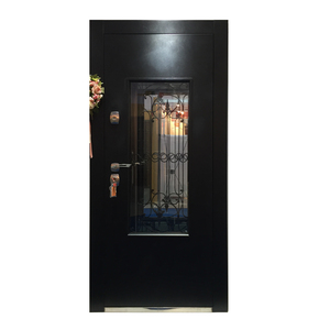 Portes extérieures de sécurité en fer forgé, modèle Design moderne, idéale pour une <span class=keywords><strong>Villa</strong></span>, livraison directe depuis l'usine - Product Image 3